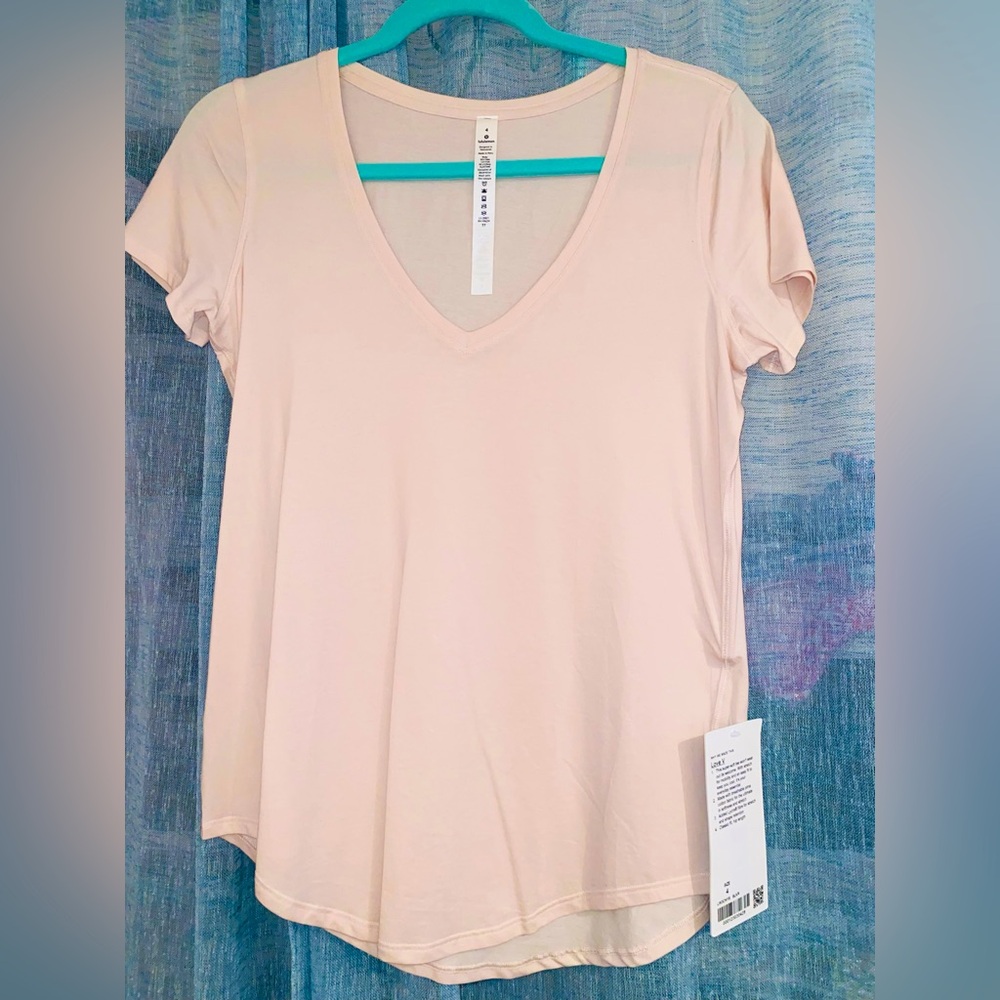 NWT Lululemon love pink top